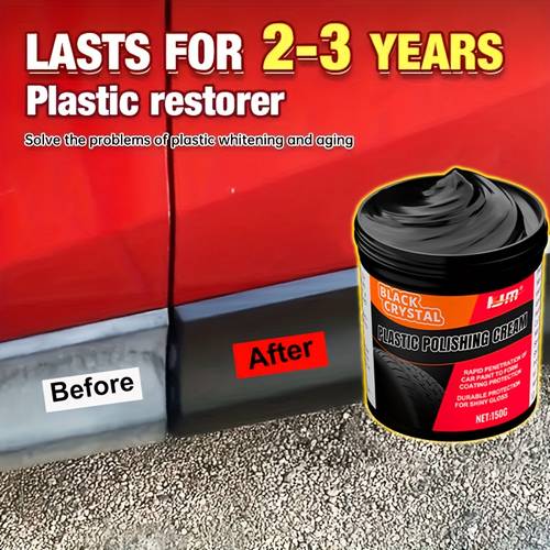 universal plastic and rubber repair putty wax car tire gloss maintenance anti aging and fading scratch repair