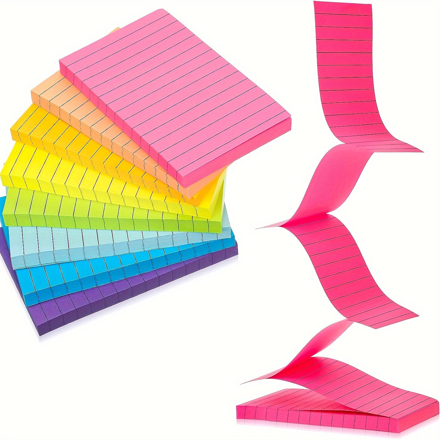 Sticky Notes, 4 Color Memo Pad, Sticky Note, Self-adhesive Note