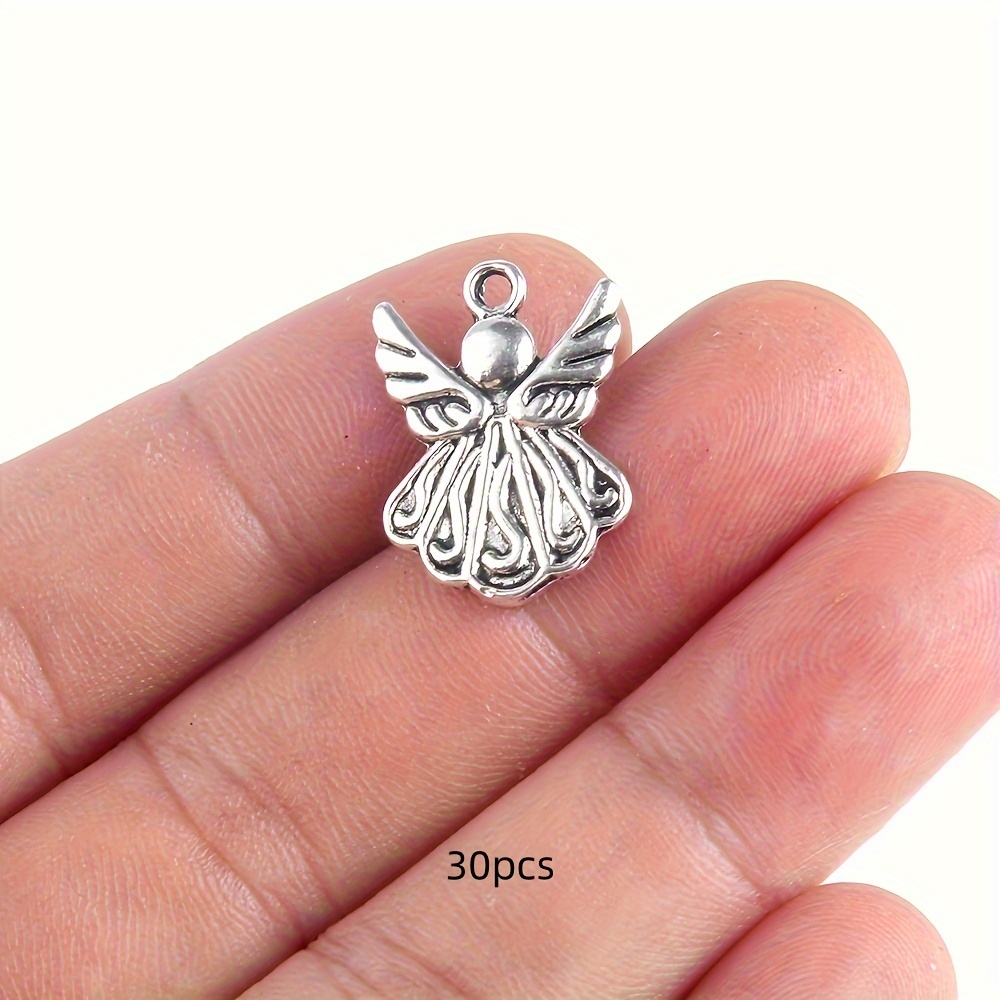 10/20/30pcs Ancient Silvery Cute Charm Pendant Diy Handmade Craft Bracelet Necklace Jewelry Accessories 21x16mm