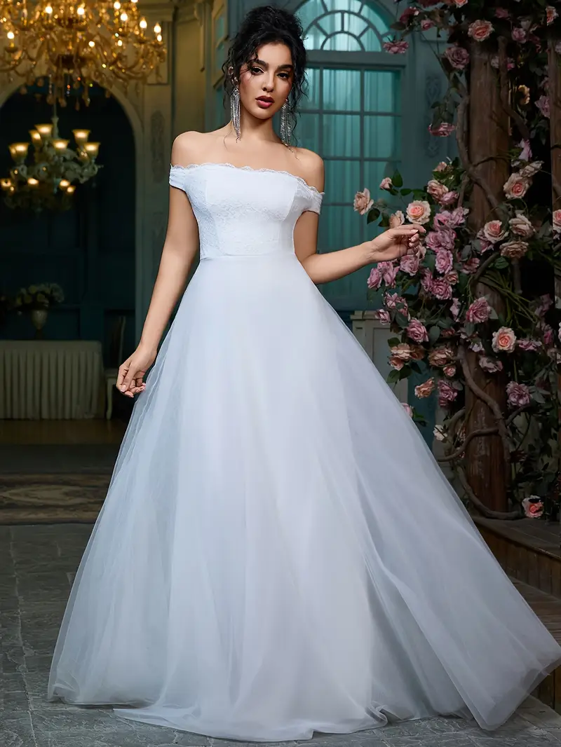 womens shoulder lace wedding dress bridal - Temu United Arab Emirates womens shoulder lace wedding dress bridal - Temu United Arab Emirates