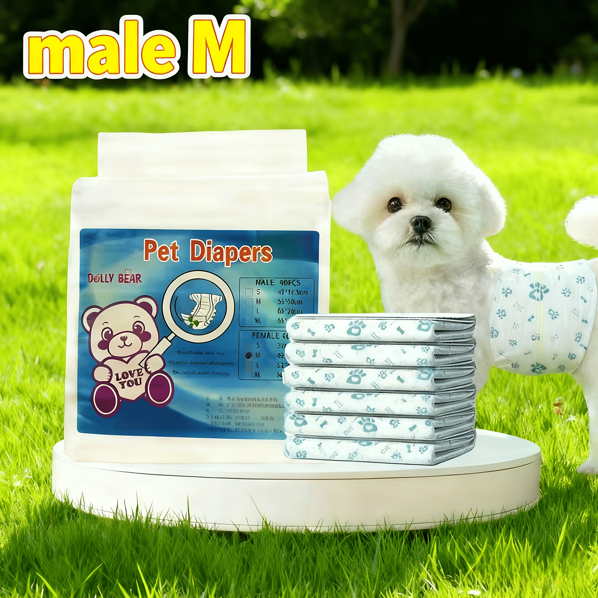 TEMU New 40pcs Diaper, And Design, Simple And Elegant. Increased Use Of Imported Wood , Water Absorption