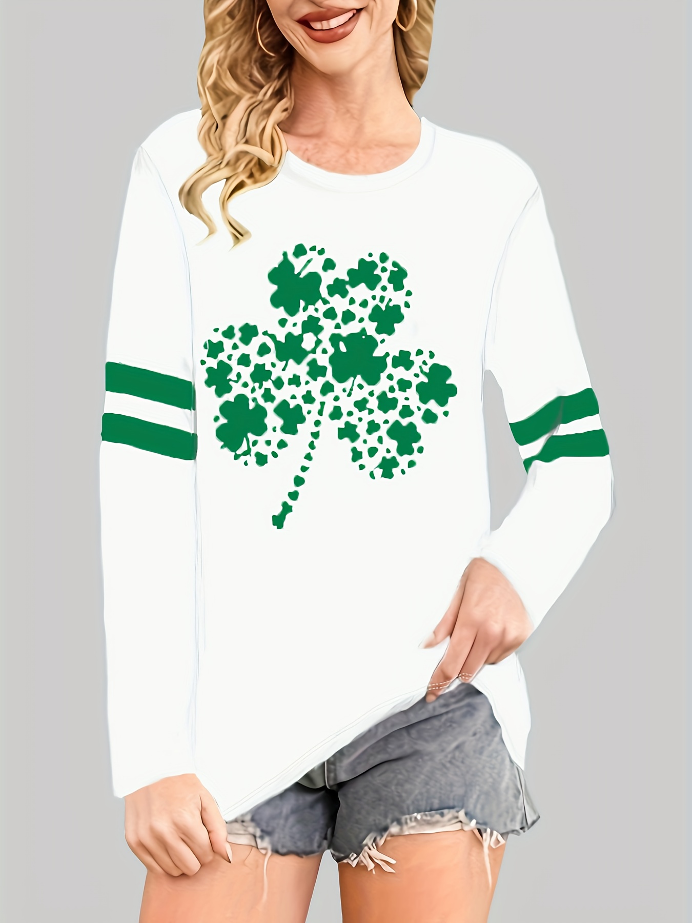 Amtdh Women's T Shirts St. Patrick's Day Printed Pullover Teen Girls  Fashion Crewneck Tunic Tops for Women Short Sleeve Y2K Clothes Tee Plus  Size T Shirts - teejeep