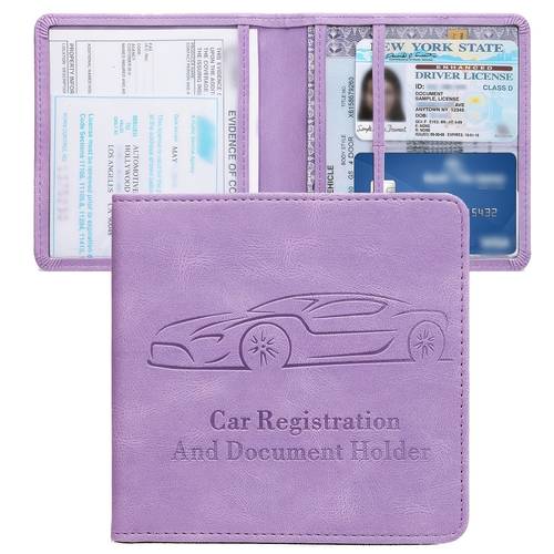 1pc car storage bag portable multi functional id bag coin purse card bag unisex