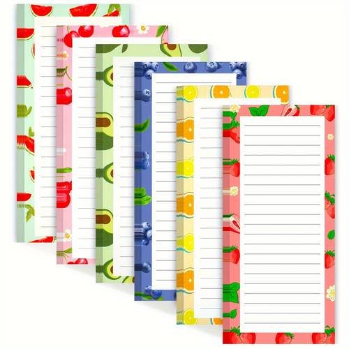 item picture 9pcs magnetic notepads for refrigerator magnetic notepads for refrigerator magnetic grocery list pad for fridge full magnet back shopping 25 sheets per note pads