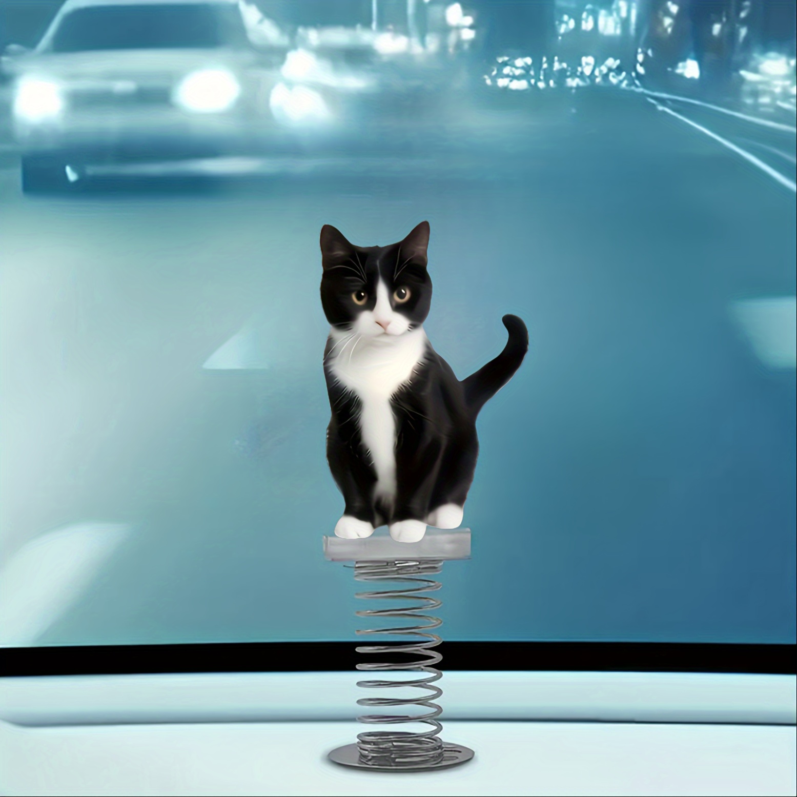 

Acrylic Cat Ornament 1-piece - 2d Car Dashboard, Desktop & Bike Spring Decor | Non-electric Seasonal Accent For Christmas & | Ideal Gift & Friends