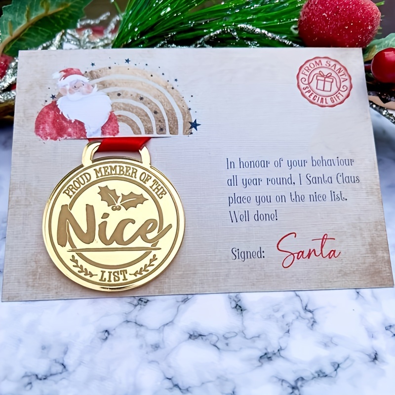 

[customer ] Medal & Greeting Card Set - Essential Christmas Office Supplies