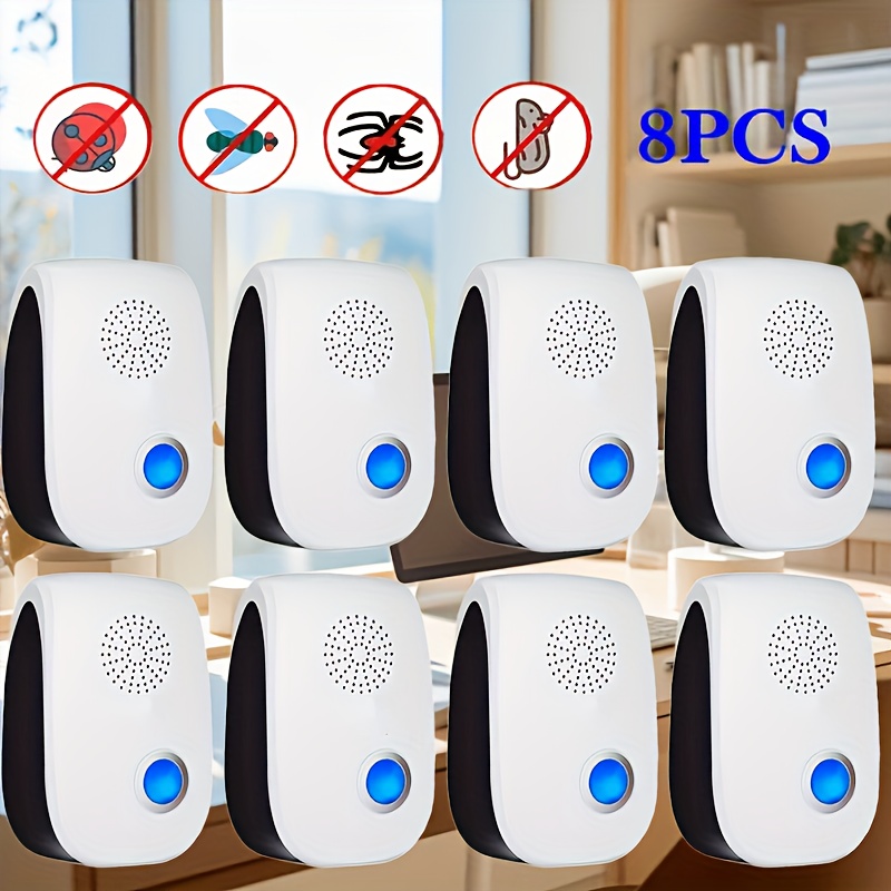 TEMU 4/6/8pcs Upgraded Version Of Technology Insect Repellent, Indoor Technology Insect Repellent, Electronic Plug Insect Repellent Control