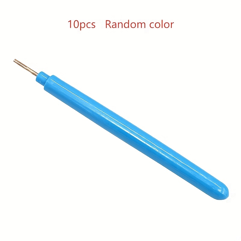 TEMU 10pcs Pieces Diy Paper Quilling Tools - Random Colors Plastic Slotted Strips Suitable For S &, For Skill Levels, For Card Making, Scrapbooking,