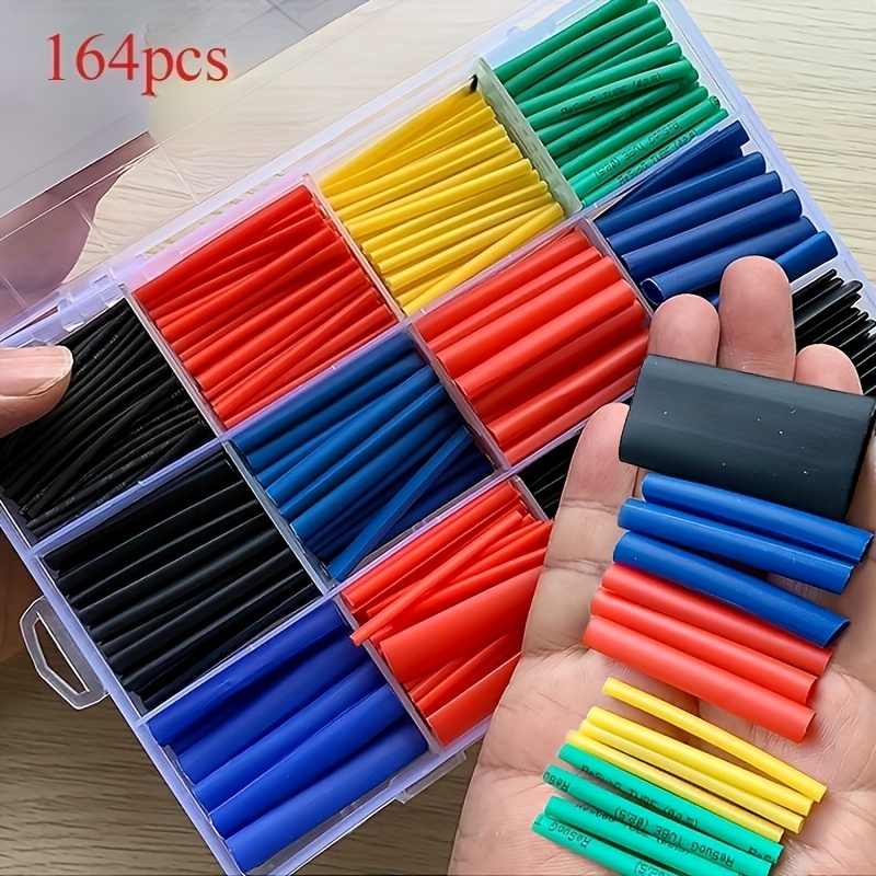 [Tubo termorretráctil] Tubo termorretráctil resistente al calor | Cables de conexión eléctrica, fundas aislantes para cables, apto para uso doméstico y exterior, fundas de protección aislantes para cables de electrodomésticos