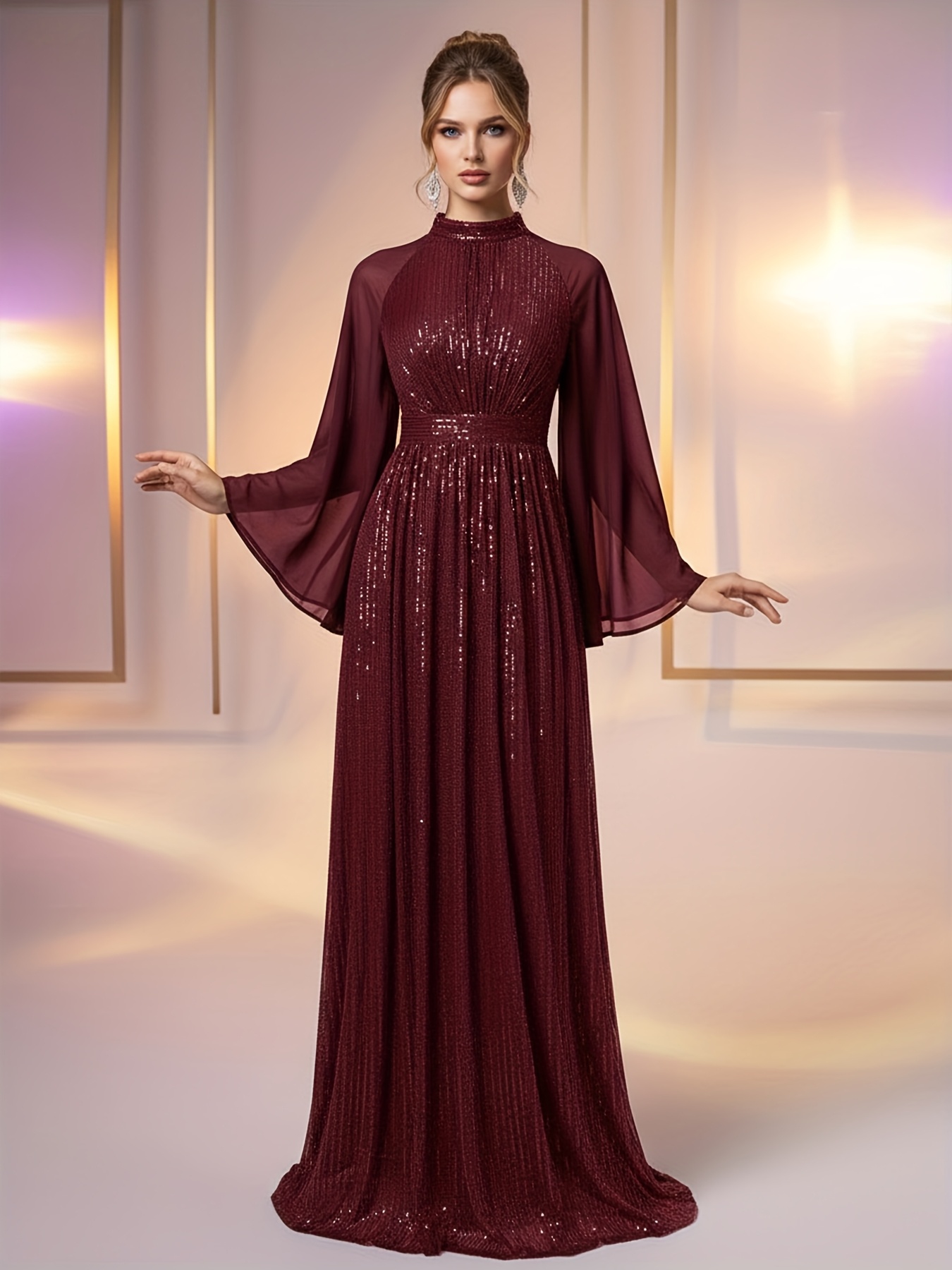 slim fit dress slacks A-Line Off The Shoulder Prom Gown,Satin Modest Evening Dress,Simple Prom Dress with Train PD00083, US16 / Royal Blue main image 0