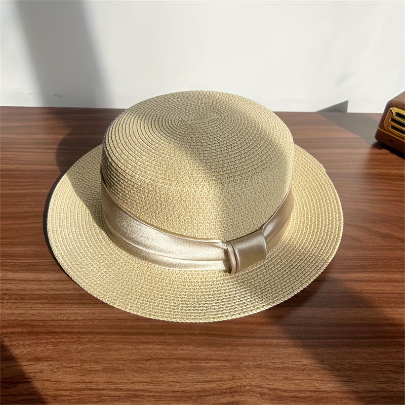 TEMU Women' Hat Wide Brim - Top, Uv Fedora For Summer Vacations