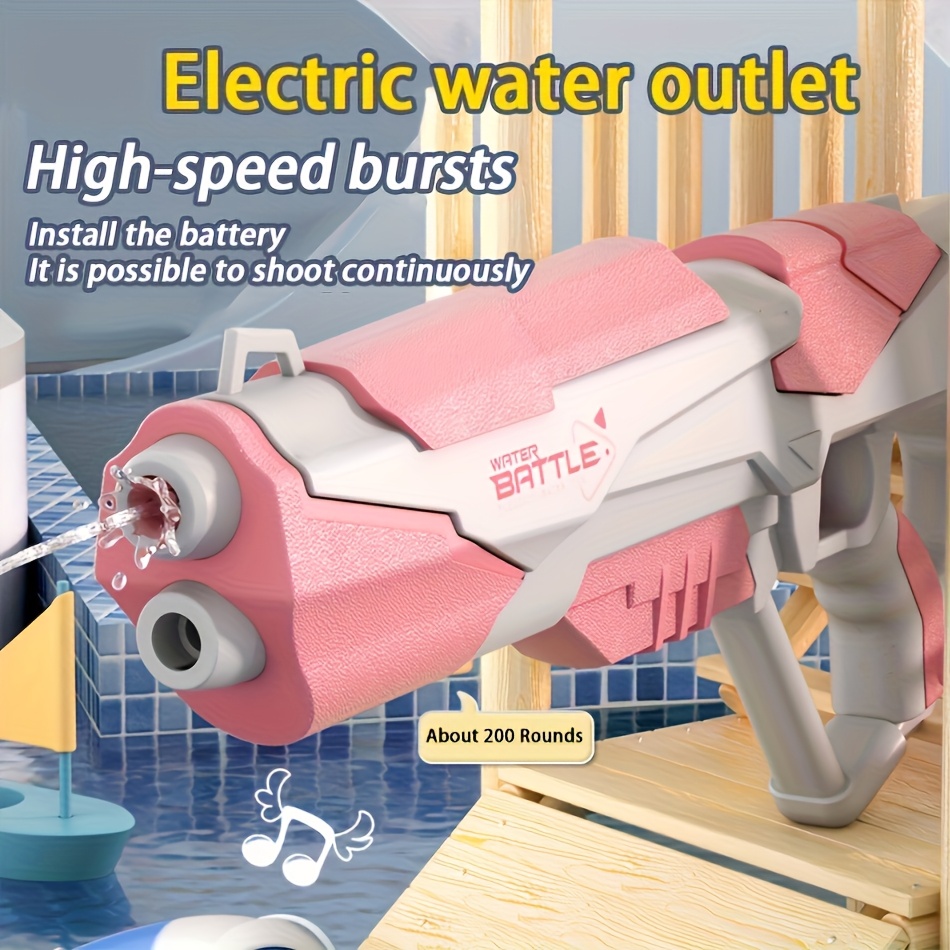 water gun automatic water gun adult water gun electric water gun summer outdoor swimming pool beach party supplies party games activities details 2