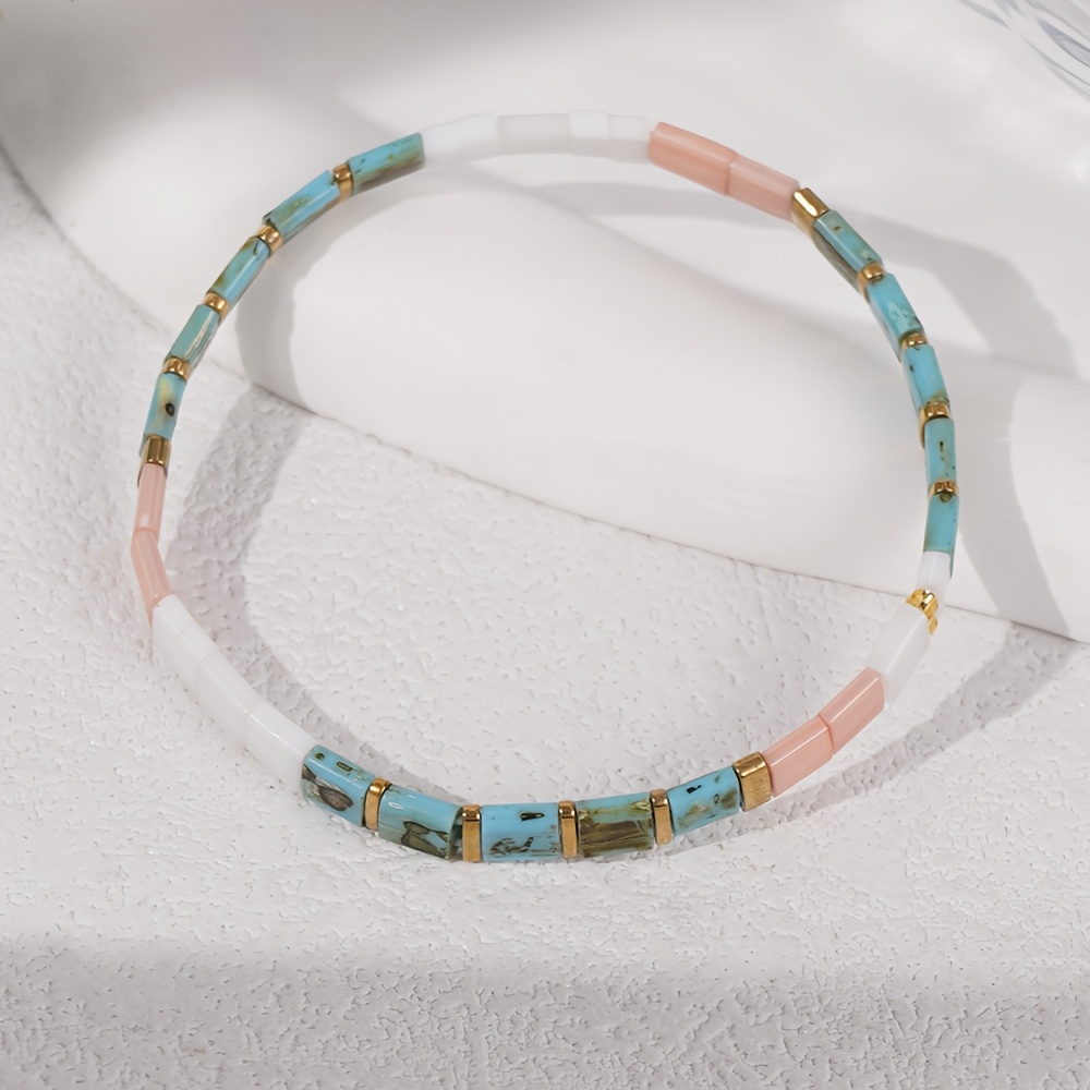 E-shop Bohemian-Stil Minimalistisches TILA-Glasperlen-Armband – Ein vielseitiges und stilvolles Accessoire für Frauen, für den , Feiertage oder als