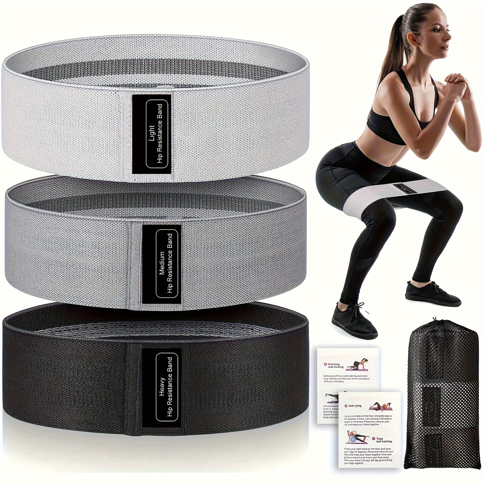 

3pcs For Leg & Hip Training - Ideal For Home Workouts & Physical Relax, Polyester