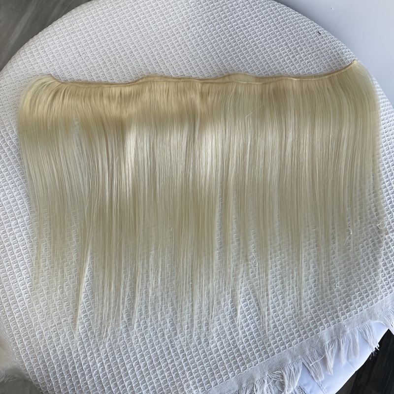 Image of Saw In Hair Weft Human Hair Extensions, Real Human Hair Extensions, Straight Human Hair Bundles Hair Extensions Add Volume, 50g/pack Hairpieces, Brown/blonde Hair Extensions, Extensions