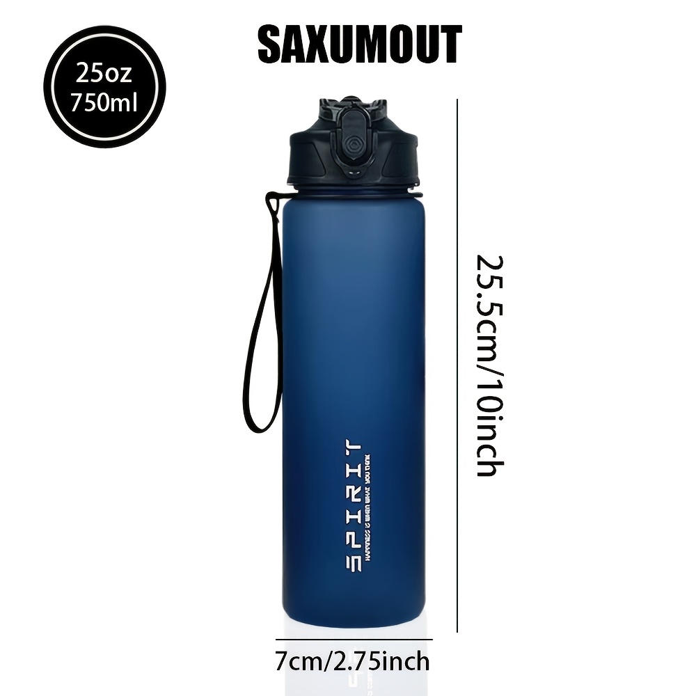 TEMU Sports Water Bottle, 1pc 26oz Bpa-free Pc For Home, Office, Camping, Gym & Outdoor Activities, Beverage Container & Travel Mug, Bottles, Spring