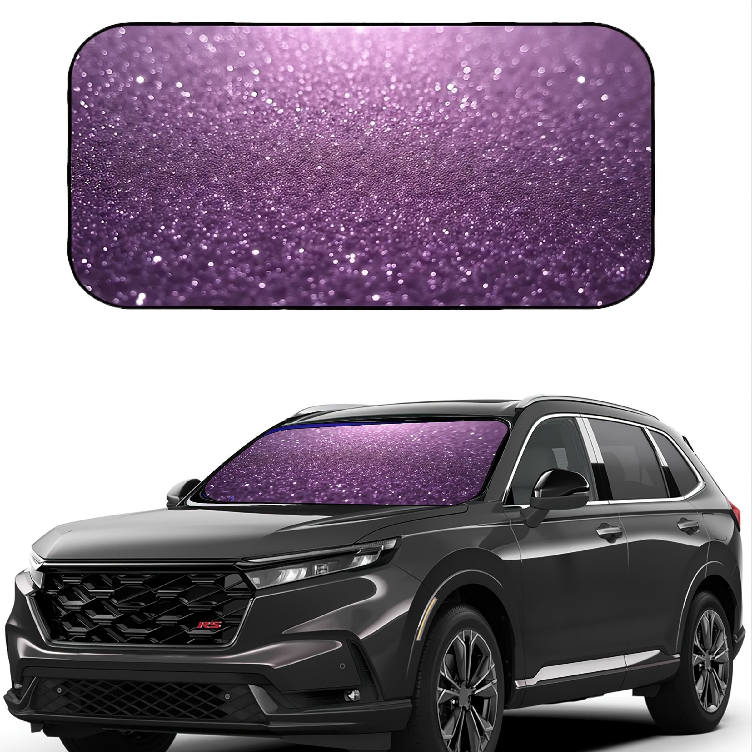 TEMU Parasol para Parabrisas Ajustable Plegable Protección UV, Ideal para Autos, Camionetas y SUVs - Mantén tu Vehículo en Color