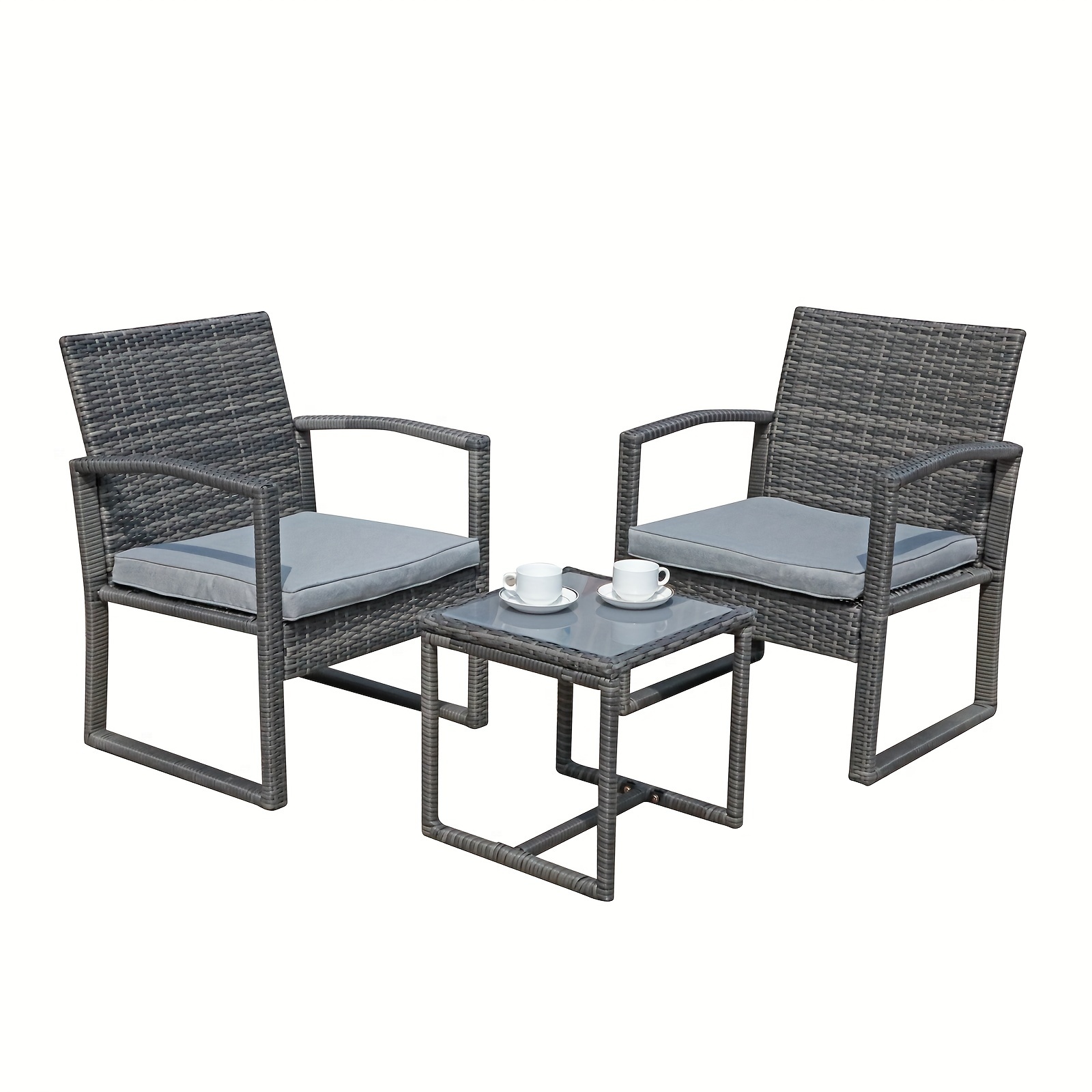 

3- Set, , Pe Chairs Cushions, -top Table, For And