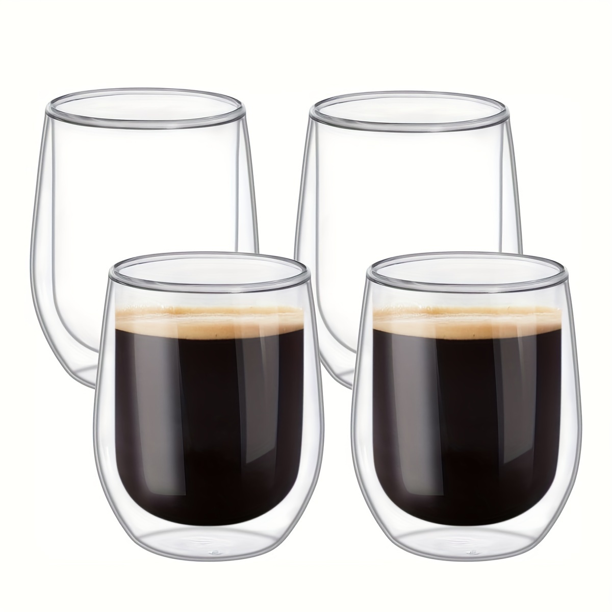 

Festive Double-walled Glass: Perfect For Hot Or Cold Drinks - Christmas, Halloween, Easter, Hanukkah, And More!