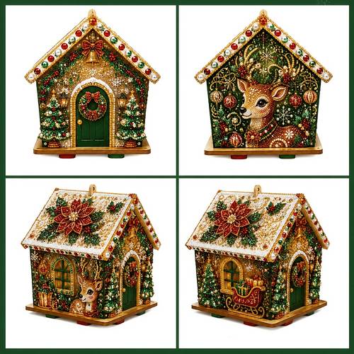 item picture diy pearl diamond painting art christmas series diy pearl art set create magical holiday decorations