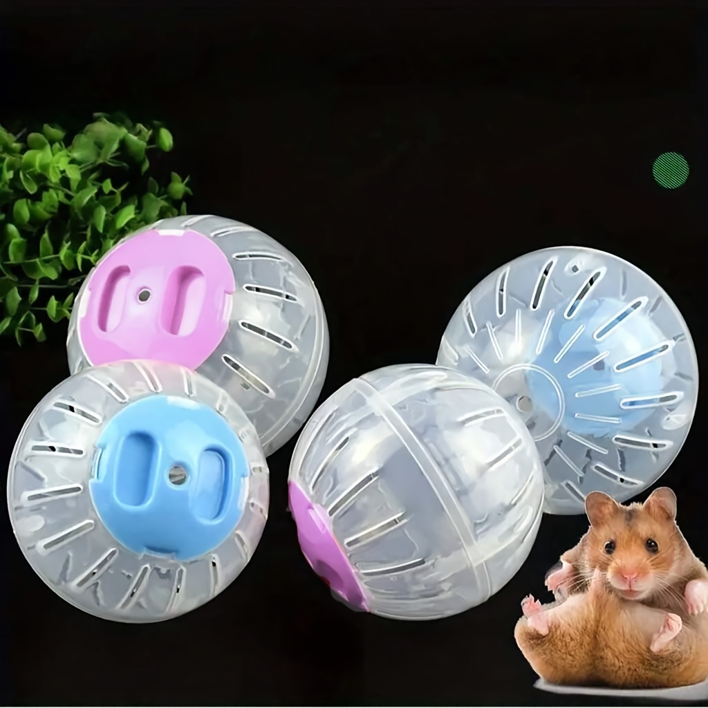 

Interactive Hamster Exercise Ball - Plastic Running Toy For Small Pets, Ideal For Jogging & Play