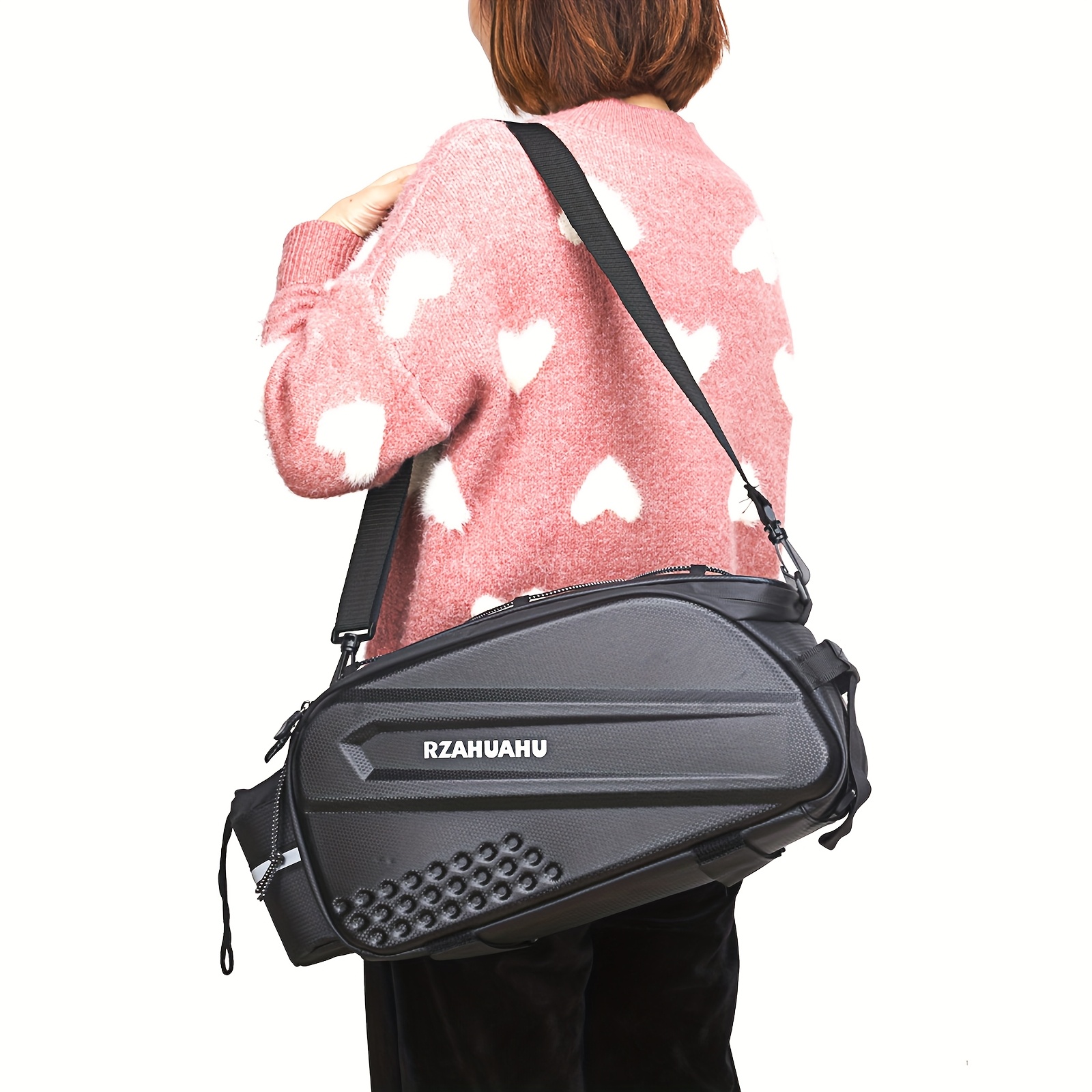 Bicycle Rear Rack Bag, Mountain Bike Camera Sling Bag, Shoulder Bag, Camel Bag, Hard Shell Waterproof Rear Cycling Bag