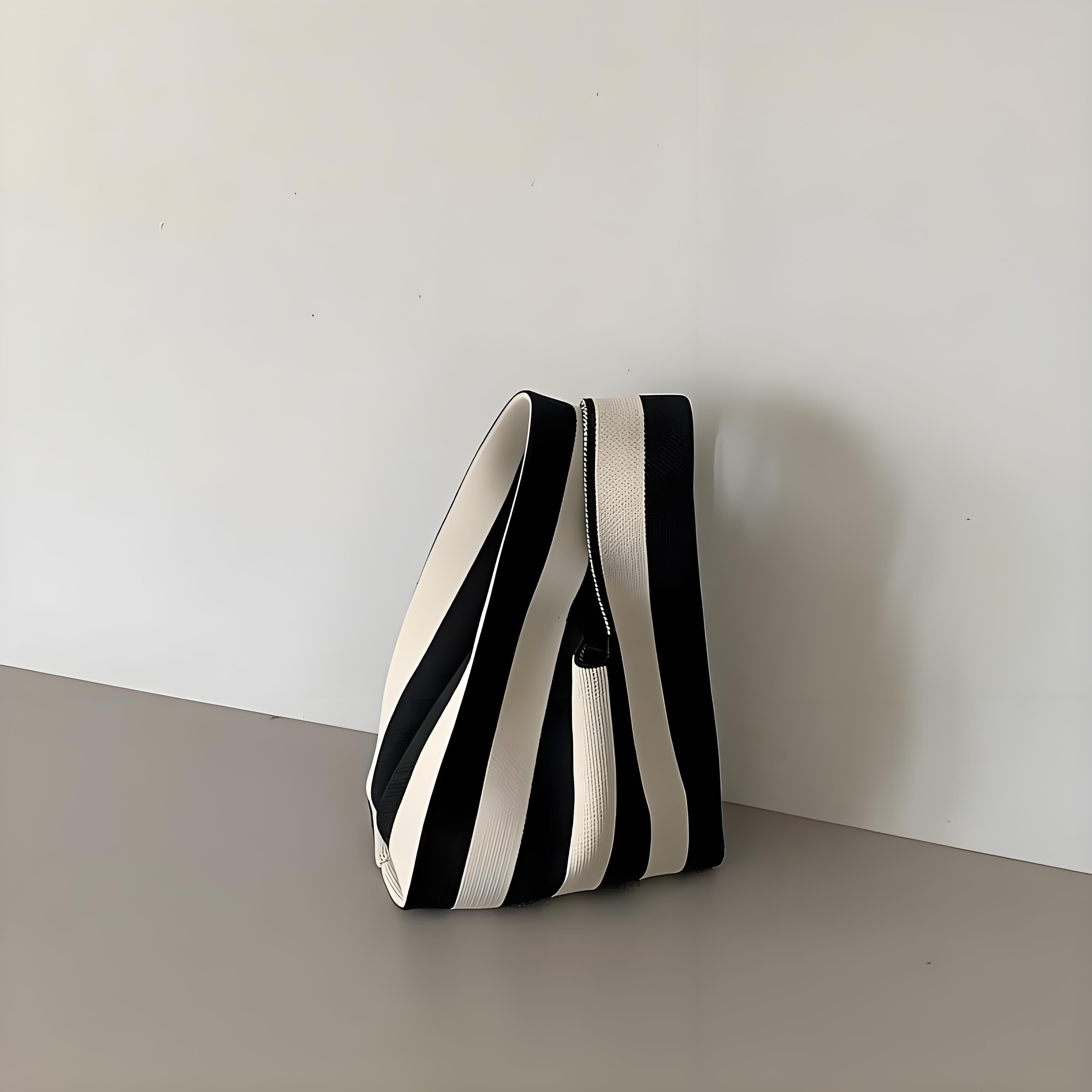 TEMU Bolso de de punto a rayas, nuevos , bolsos pequeños para mujer, bolsos pequeños de mujer, diseño de ganchillo vintage para mujeres con estilo