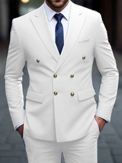 mens 2pcs suit set tuxedo fit groom wedding for men masuclino jacket pants smokings hombre