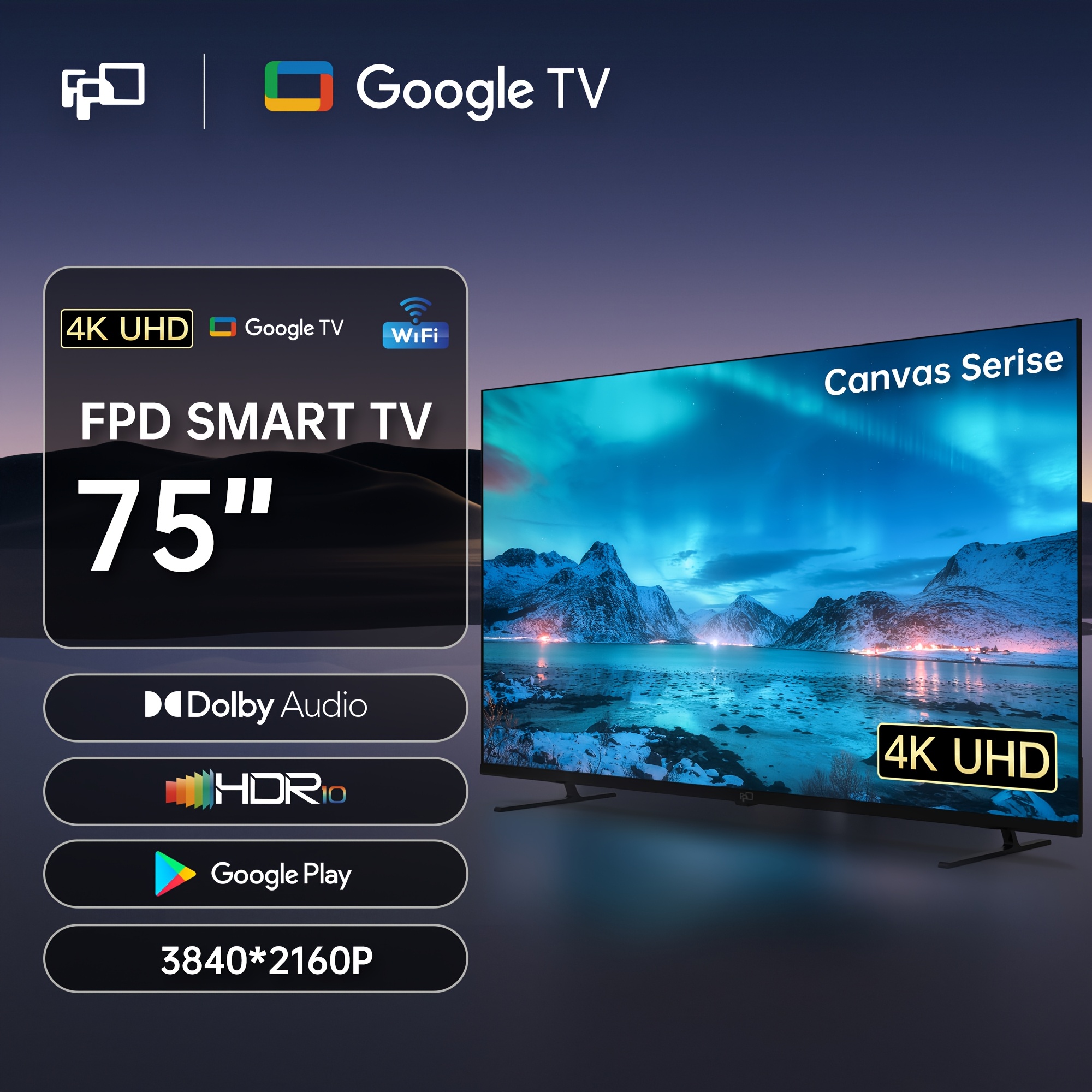 smart tvs sold on Temu United States