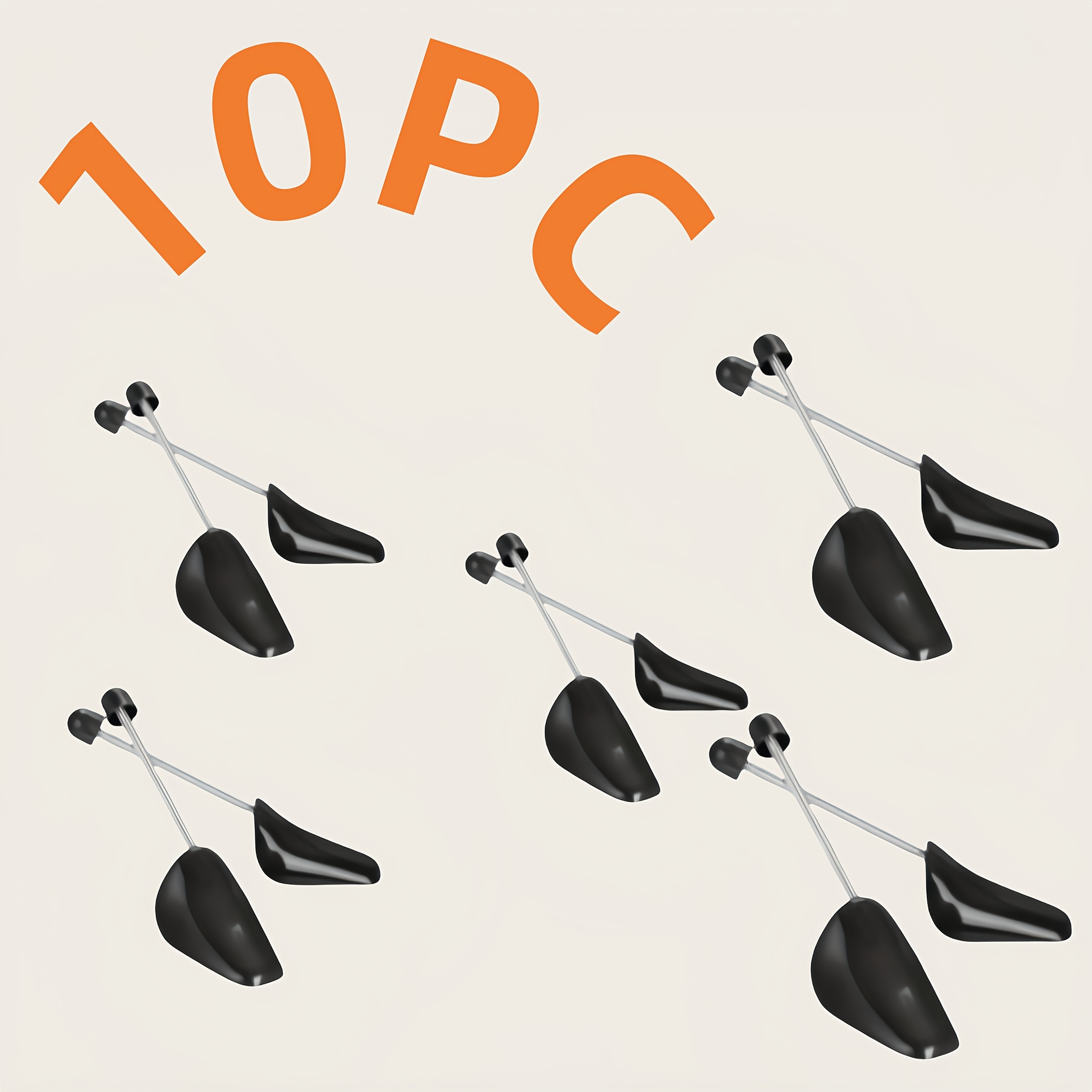 Image of 10 Adjustable Shoe Trees, Suitable For Men And Women - Plastic Anti-wrinkle Shoe Trees, Ideal For Sneakers, High Heels, And Shoes - Perfect Gift For Valentine's Day, Father's Day, And Mother's Day