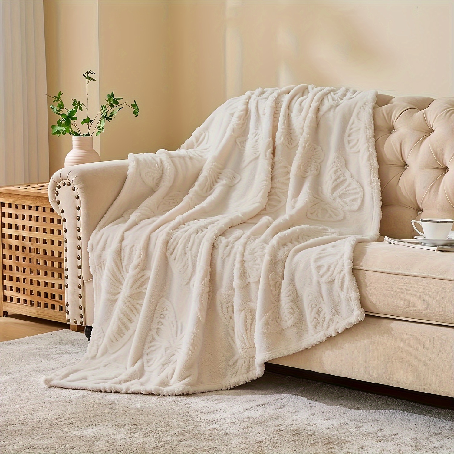 

1pc - 3d Blanket - & For , Bed, And - Christmas