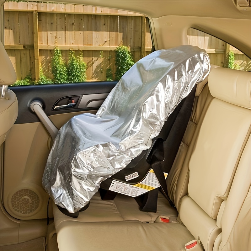 

high-quality" Premium Fiber Car Safety Seat Protector - Sunshade & Dust Cover For Enhanced Vehicle Protection