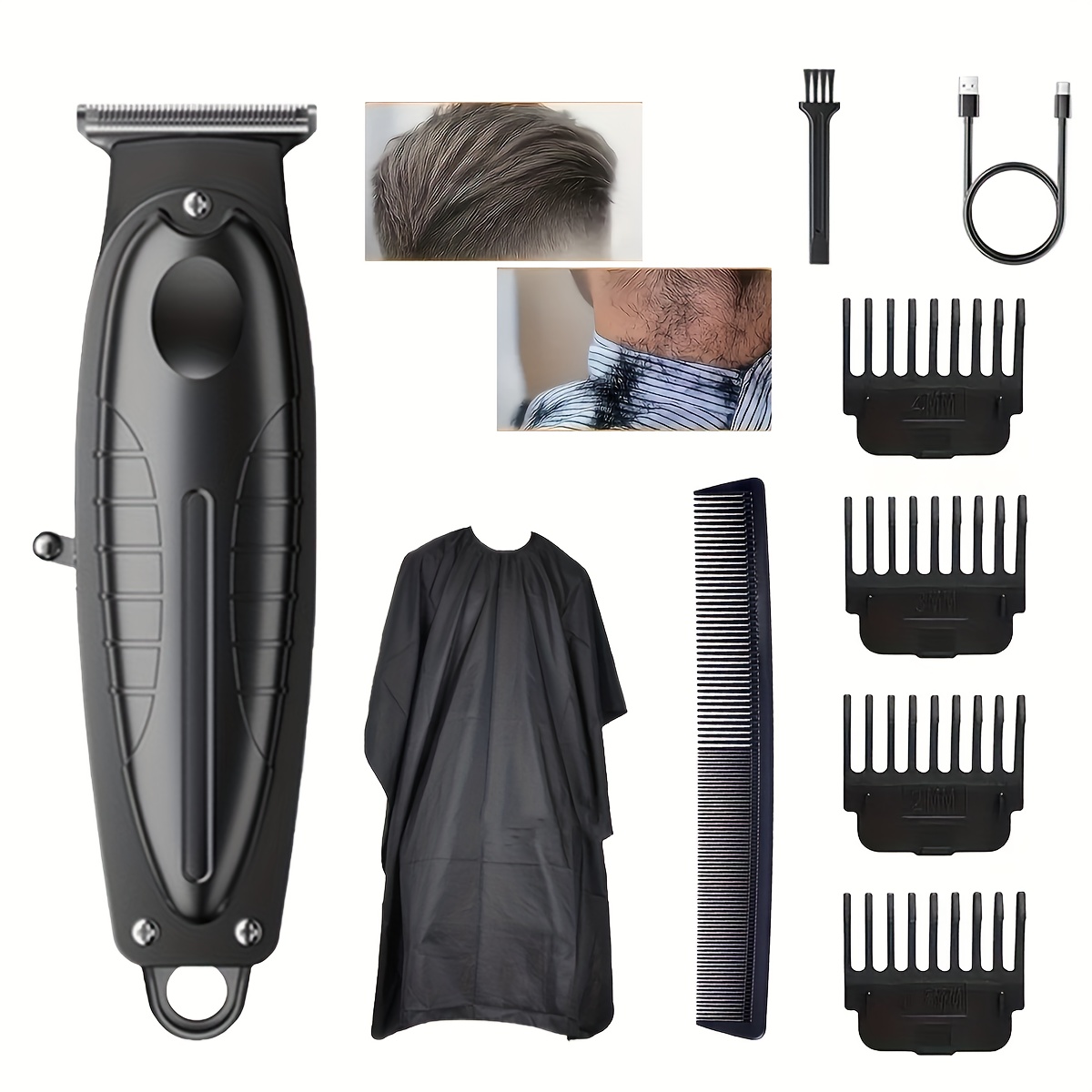 

Haircut Set With Comb And Hairbrush, For Him