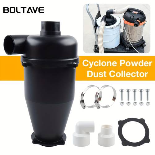 industrial cyclone dust collector with bend head high cyclone vacuum filter for powder removal suitable for wet dry workshop use