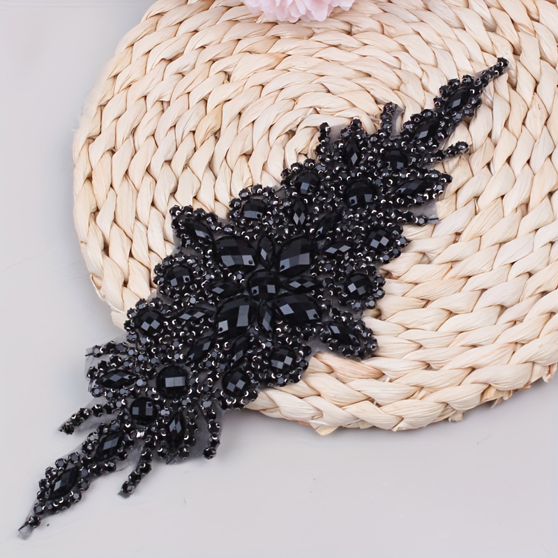 High-Grade Rhinestone Decal Bride Waist Seal Adhesive Patch