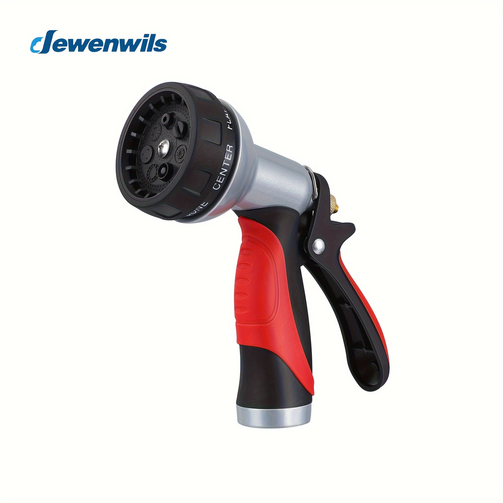 

Dewenwils Garden Hose Nozzle, Heavy Duty Metal Water Hose Nozzle With 7 Adjustable Watering Patterns, Garden Hose Sprayer Nozzle For Garden, Cars, Home Cleaning, Leakproof-hmfn02a