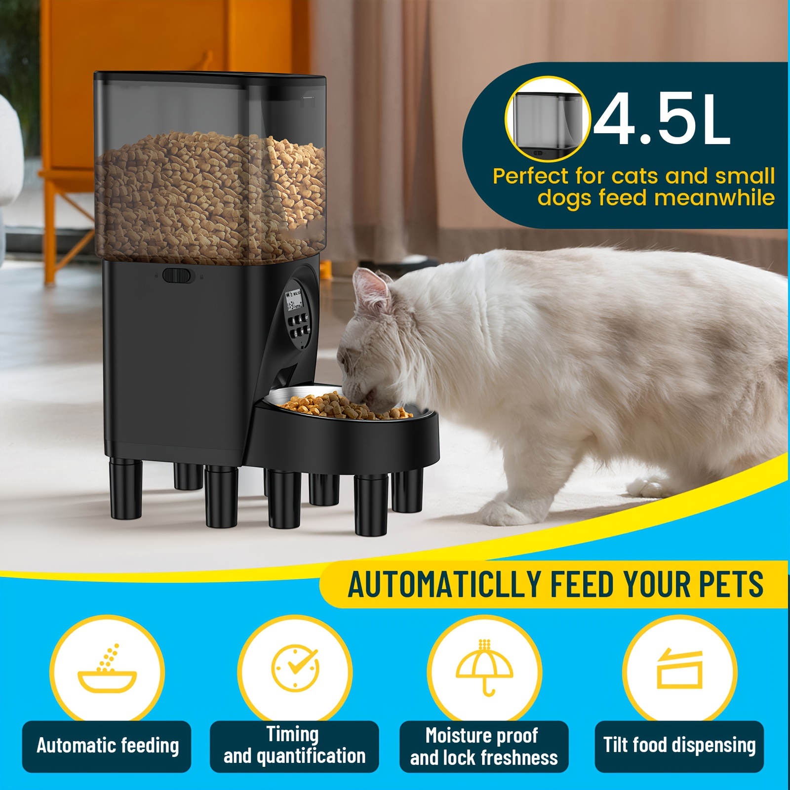 

Smart Pet Feeder: Personalized, Scheduled, And Hassle-free Feeding For Your Furry Friends