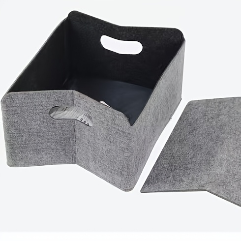 3ps fabric storage boxes with handles stylish organizer for home jewelry accessories multi compartment design for shoes rings earrings more durable easy clean jewelry organizer storage Product details 2