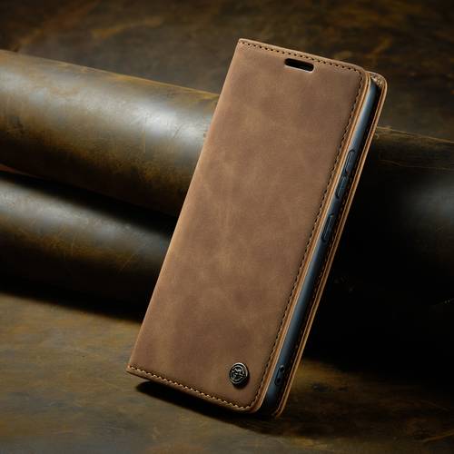 phone case case for samsung galaxy s9 s10 s20 s21 s22 s23 s24 fe cover premium faux leather case case pocket magnetic card holder stand function protective cover