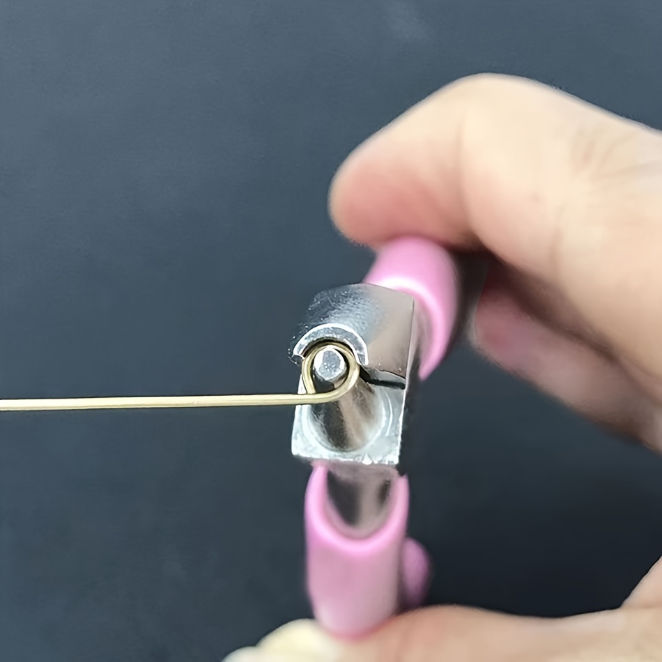 TEMU 4.5 Inch Shaping Pliers, Half Round Pliers, Wire Winding Pliers, Mini Precision Pliers, Wire Bending Tool Pliers, Jewelry Pliers. For Making, Hand Wire Winding Tool