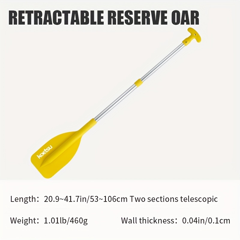 TEMU Koetsu Single Paddle Kayak Paddle - Telescopic Paddle For Surfboards And Inflatable Boats