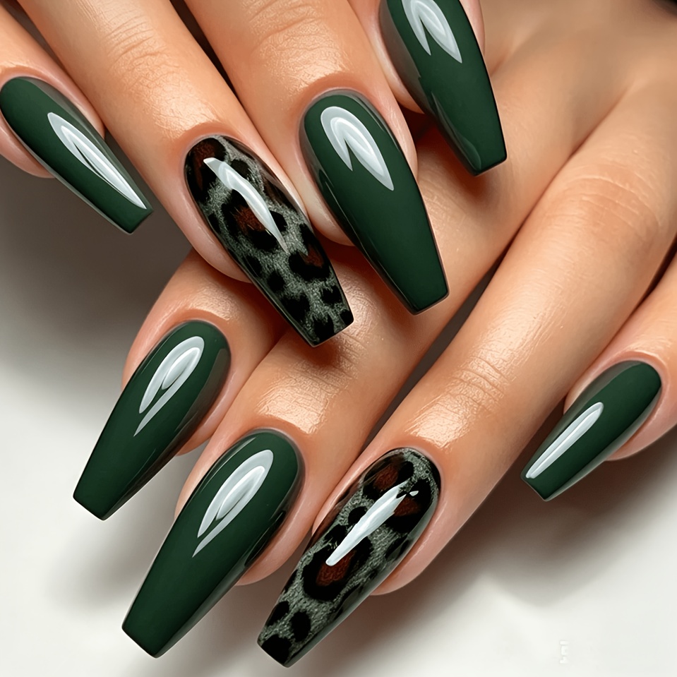 Long Ballet-shaped Nails, 24pcs, Fake Nails, Press-on Nail Decals, Y2k Nails, Gothic Nail Art, Nail Set, Women's Nails, Cute Nails, Nails, Fashionable Style, Curvy Life