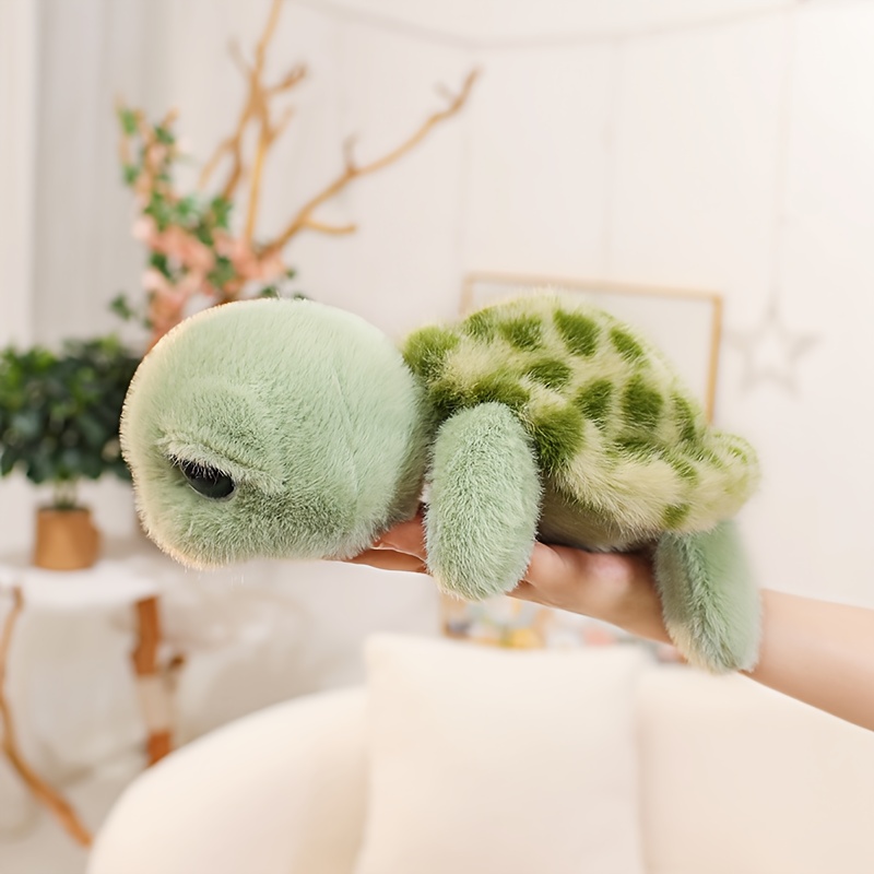 Image of Cute Big- Turtle Plush Toy Kawaii Soft Stuffed Animal Plush Toy Adorable Game Anime Figure Halloween Party Home Decor Halloween Christmas And Birthday Popular Gift For Friend