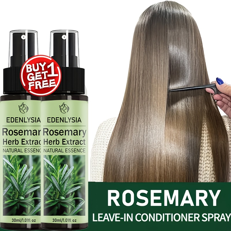 Image of Rosemary Hair Spray-30ml/1.01fl.oz-, Free-smoothness, Long, , To And Split Ends, 1 Bottle Multiple Problems,.volume Heat Damage Protection.suitable For All Hair Types.