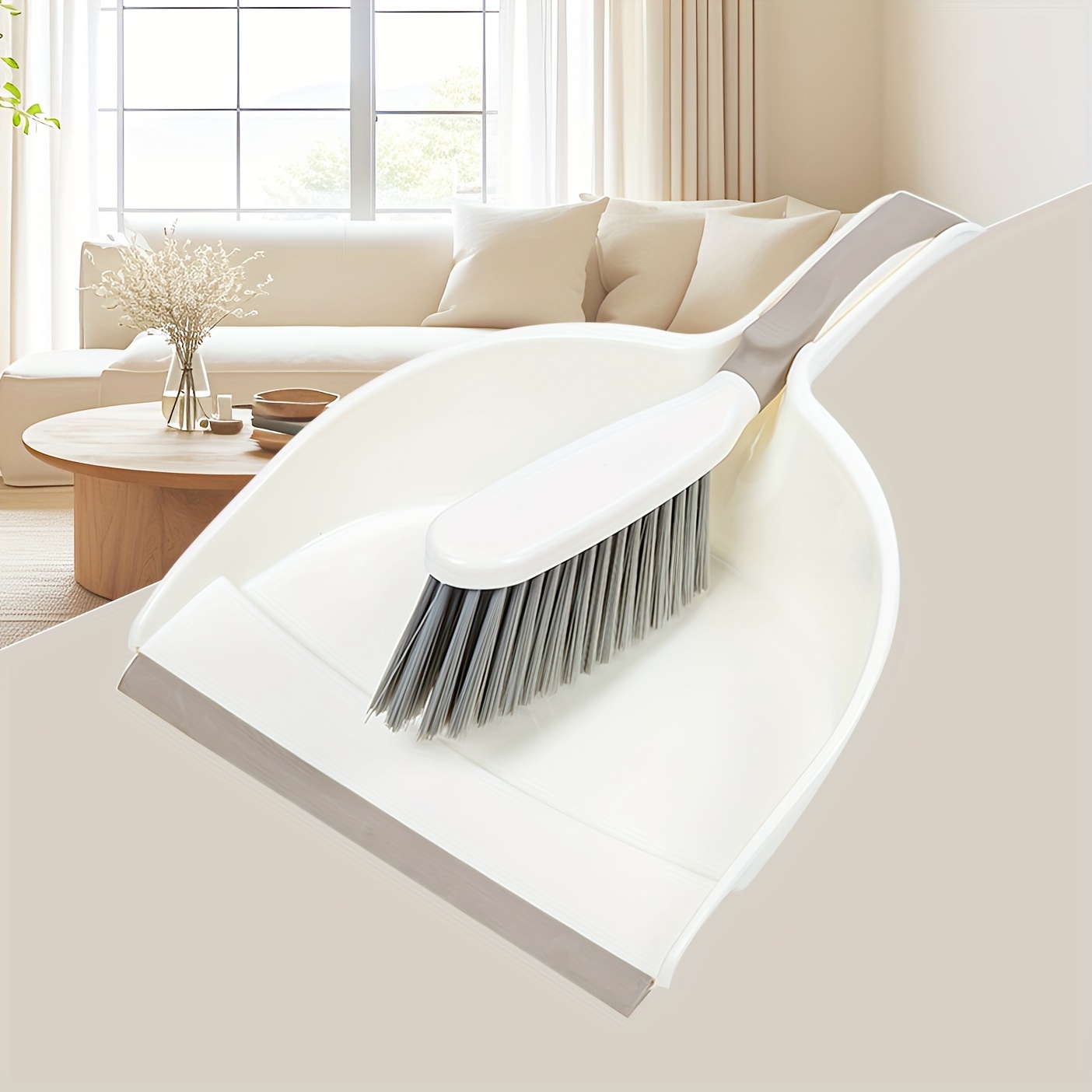 

1pc, 2-in-1 Handheld Broom And Dustpan Set, Compact Cleaning Brush, Dust Collector, Easy Storage For Kitchen Tabletops, Pet Cage Cleaning