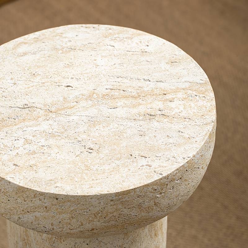 1pc Round Side Table, Suitable for Living Room Sofa Side, Bedroom Bedside, Hallway, Coffee Table