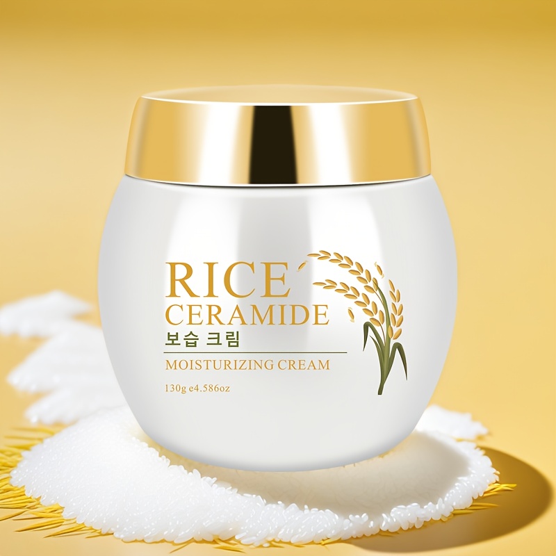 Rice Face Cream Moisturizing Day And Night Light Beige Care Makes Your Light Beige Look Smoother, And 130g