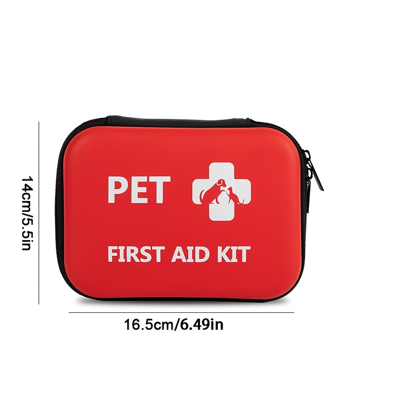 Pet First Aid Kit for Cats and Dogs — A Pet Emergency Kit for Home, Office, and Travel — A Must-have Mini First Aid Kit for Dog Camping