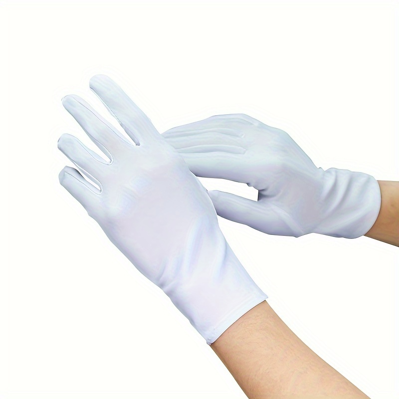 

Spring And Summer Solid Color Spandex Elastic Uv Protection Gloves, Suitable For Ceremonial Performance And Driving