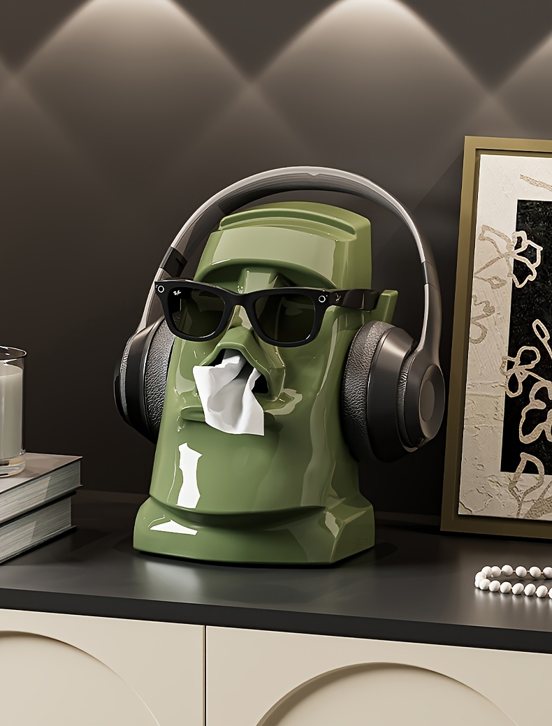   desktop storage box glasses earphone storage rack office organizer desk artifact coffee table porch paper tissue box Product details 7